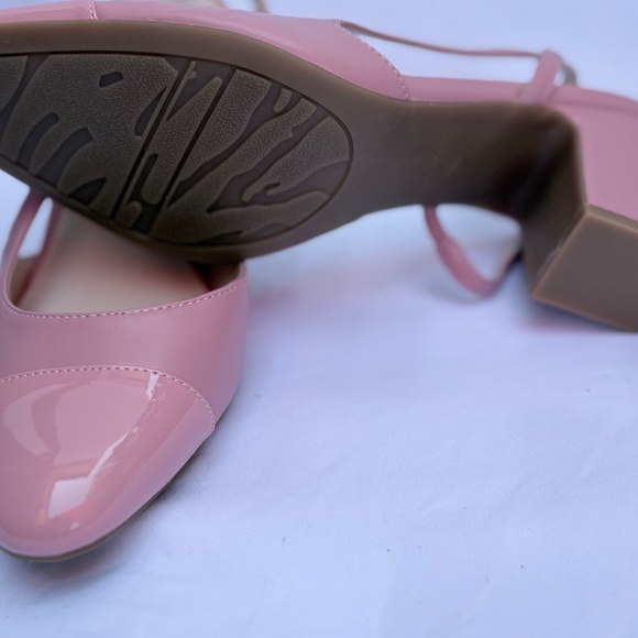 NWOB-Jenn Ardor Pink Patent Slingback Heels – Size 9 - Picture 4 of 6